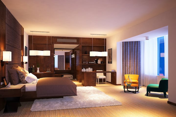 Guest room at the Wyndham Legend Halong Hotel in Halong, Other than US/Canada